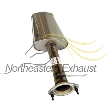 Northeastern Exhaust | Stainless Steel Resonator Pipe & Muffler Exhaust System Kit Compatible for 2002-2005 GMC Envoy XL 4.2L | 2003-2005 5.3L | Envoy XUV 2004-2005 5.3L 4.2L | Automotive Replacement Part | Free Clamps Included