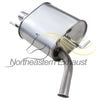Northeastern Exhaust | Stainless Steel Driver-Side Exhaust Muffler Compatible for Infiniti G35 2007 3.5L | Free Clamp Included | Automotive Replacement Part