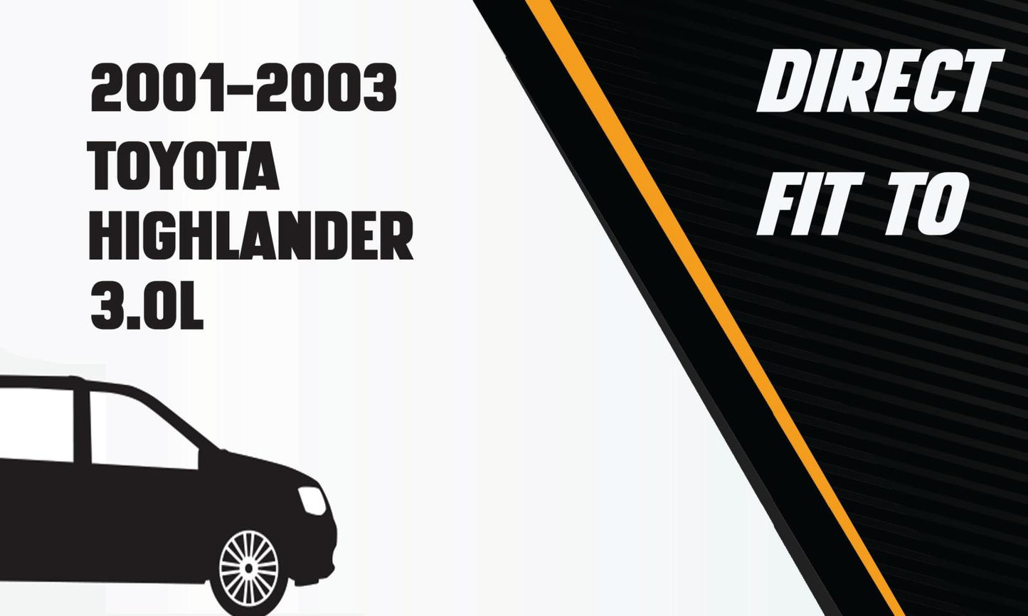2001-2003 Toyota Highlander 3.0L Exhaust Mufflers