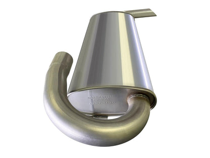 Northeastern Exhaust | Stainless Steel Exhaust Rear Muffler Compatible for Chevy Equinox Pontiac Torrent 2007-2009 3.4L | Free Clamp Included | Automotive Replacement Part