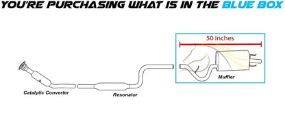 1996-2000 Plymouth Breeze 2.0L 2.4L Exhaust Muffler