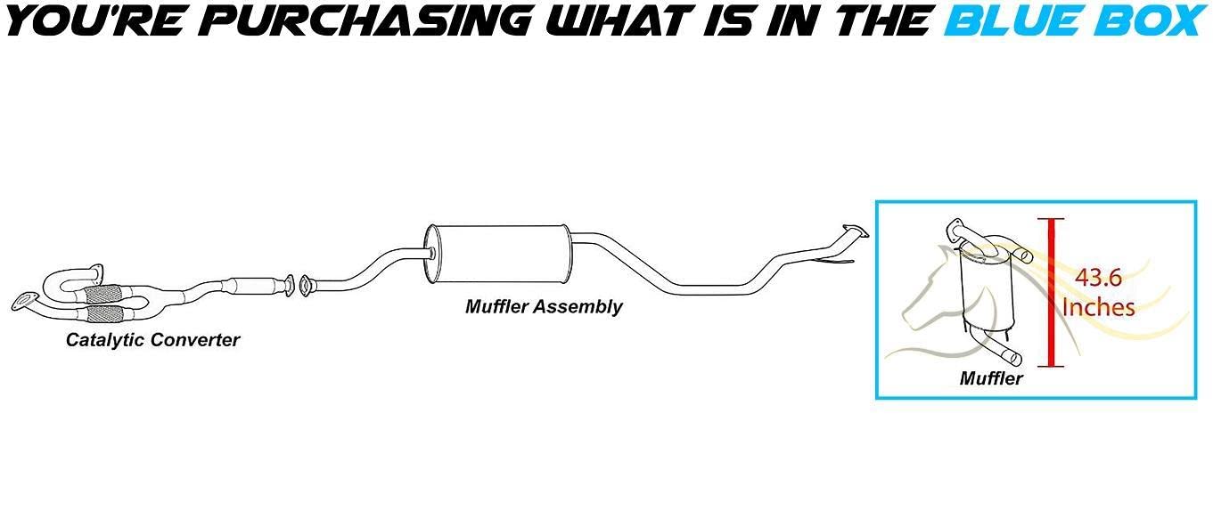 2003-2007 Nissan Murano 3.5L Exhaust Muffler