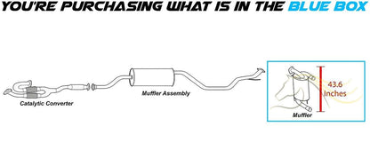 2003-2007 Nissan Murano 3.5L Exhaust Muffler