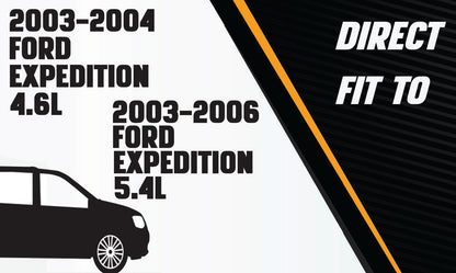 2003-2004 Ford Expedition 4.6L | 2003-2006 Ford Expedition 5.4L Muffler, Tail Pipe & Extension Pipe Exhaust System Kit