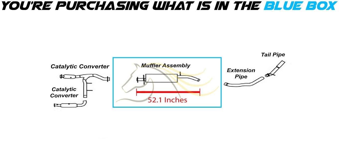 2003-2014 Lincoln Navigator & Expedition Navigator 5.4L | 2003-2004 Expedition 4.6L Exhaust Muffler