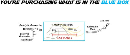 2003-2014 Lincoln Navigator & Expedition Navigator 5.4L | 2003-2004 Expedition 4.6L Exhaust Muffler
