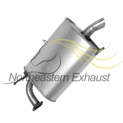 Northeastern Exhaust | Stainless Steel Exhaust Passenger-Side Muffler Compatible for Honda Accord 1998-2002 3.0L | Free Gasket Included | Automotive Replacement Part