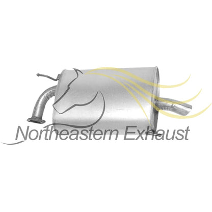 Northeastern Exhaust | Stainless Steel Exhaust Passenger-Side Muffler Compatible for Honda Accord 1998-2002 3.0L | Free Gasket Included | Automotive Replacement Part