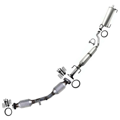 Northeastern Exhaust | Stainless Steel EPA-Approved Catalytic, Resonator, & Muffler Exhaust System Kit Compatible for 2007-2011 Nissan Versa 1.8L | Free Clamps, Gaskets, and Spring Bolts Kit Included