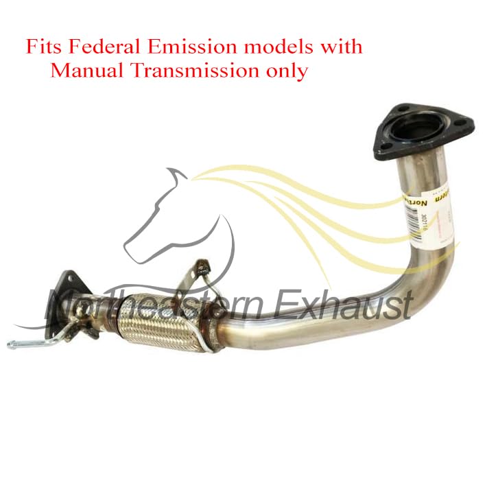 1998-2002 Honda Accord 2.3L Exhaust Pipe, Resonator and Muffler