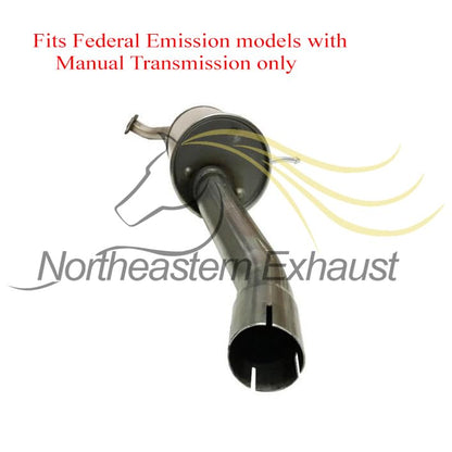 1998-2002 Honda Accord 2.3L Exhaust Pipe, Resonator and Muffler
