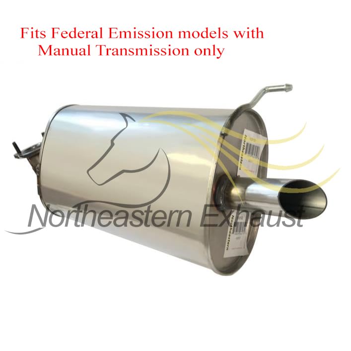 1998-2002 Honda Accord 2.3L Exhaust Pipe, Resonator and Muffler
