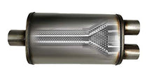 1987-2002 Chevrolet Silverado/C/K 1500 and 2500 Dual 2.5'' Mandrel-Bent Pipe with Angle Cut Tips and Single Chamber Muffler Exhaust Kit