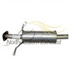 Northeastern Exhaust | Stainless Steel Exhaust Resonator Pipe Compatible for 2001-2004 Hyundai Santa Fe 2.4L | 2001-2006 Hyundai Santa Fe 2.7L | Free Gasket and Clamp Included