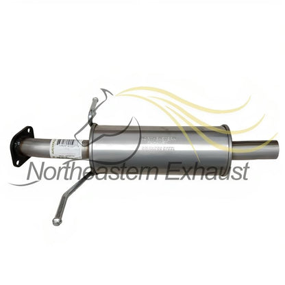 Northeastern Exhaust | Stainless Steel Exhaust Resonator Pipe Compatible for 2001-2004 Hyundai Santa Fe 2.4L | 2001-2006 Hyundai Santa Fe 2.7L | Free Gasket and Clamp Included