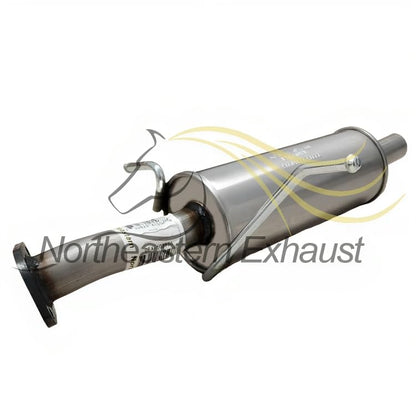 Northeastern Exhaust | Stainless Steel Exhaust Resonator Pipe Compatible for 2001-2004 Hyundai Santa Fe 2.4L | 2001-2006 Hyundai Santa Fe 2.7L | Free Gasket and Clamp Included