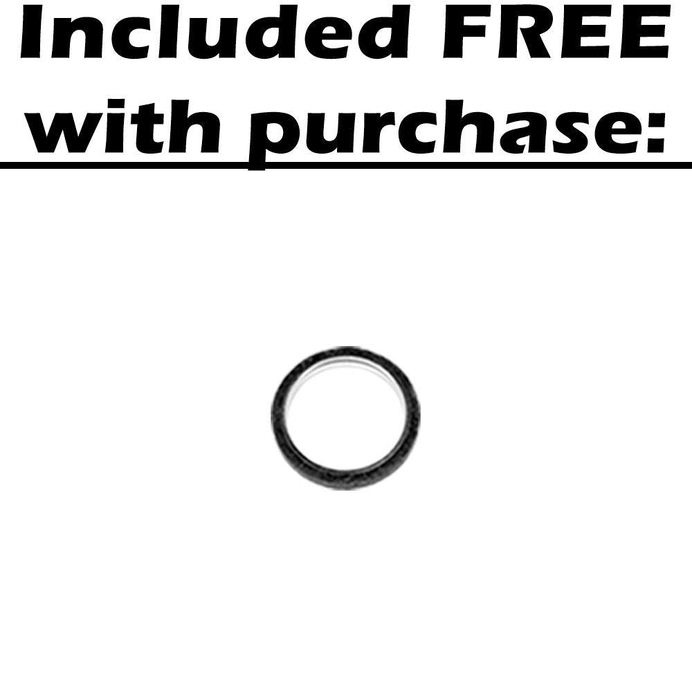 Northeastern Exhaust | Stainless Steel Exhaust Rear Muffler, Tail Pipe and Extension Pipe Exhaust System Kit Compatible for Toyota Matrix 2009-2013 1.8L | Pontiac Vibe 2009-2010 1.8L 2.4L | Free Gasket, Clamps and Spring Bolt Kit Included