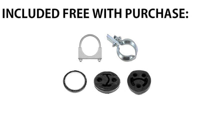 Northeastern Exhaust | Stainless Steel Rear Muffler Compatible for Toyota Sequoia 2001-2007 4.7L | Free Gasket, Clamp and Hangers Included | Automotive Replacement Part