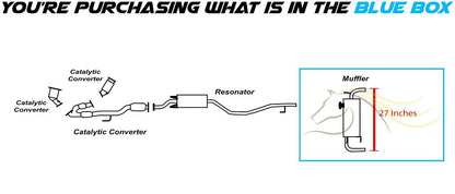 2009-2014 Nissan Murano 3.5L Exhaust Muffler