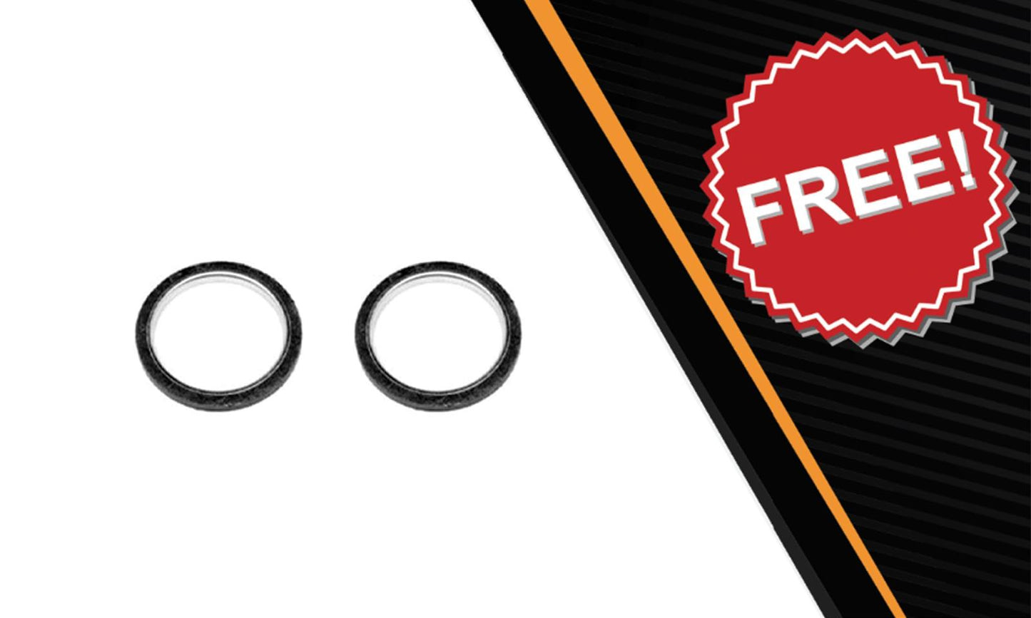 Northeastern Exhaust | Stainless Steel Direct Fit Muffler and Tail Pipe Exhaust System Kit Compatible for 1996-1998 Toyota 4Runner 3.4L | Free Gaskets Included | Federal Emissions