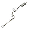 1997 Acura CL 2.2L and 1998-1999 Acura CL 2.3L Exhaust Resonator Pipe and Muffler