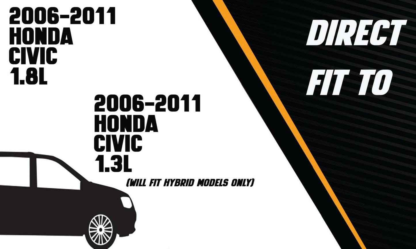 2006-2011 Honda Civic 1.3L/1.8L Exhaust Muffler and Tail Pipe