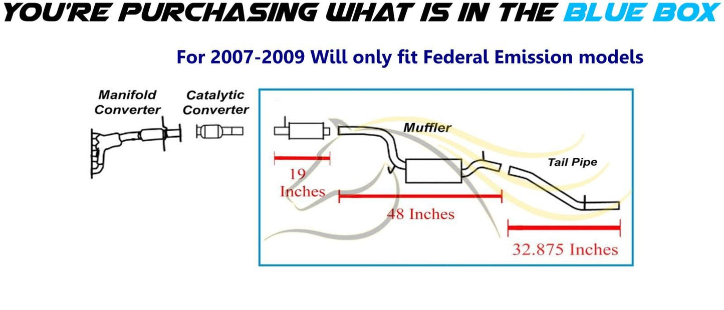 2004-2009 Mazda 3 2.0L 2.3L Cat-Back Exhaust System Kit