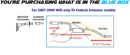 2004-2009 Mazda 3 2.0L 2.3L Cat-Back Exhaust System Kit