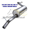 2004-2009 Mazda 3 2.0L 2.3L Cat-Back Exhaust System Kit
