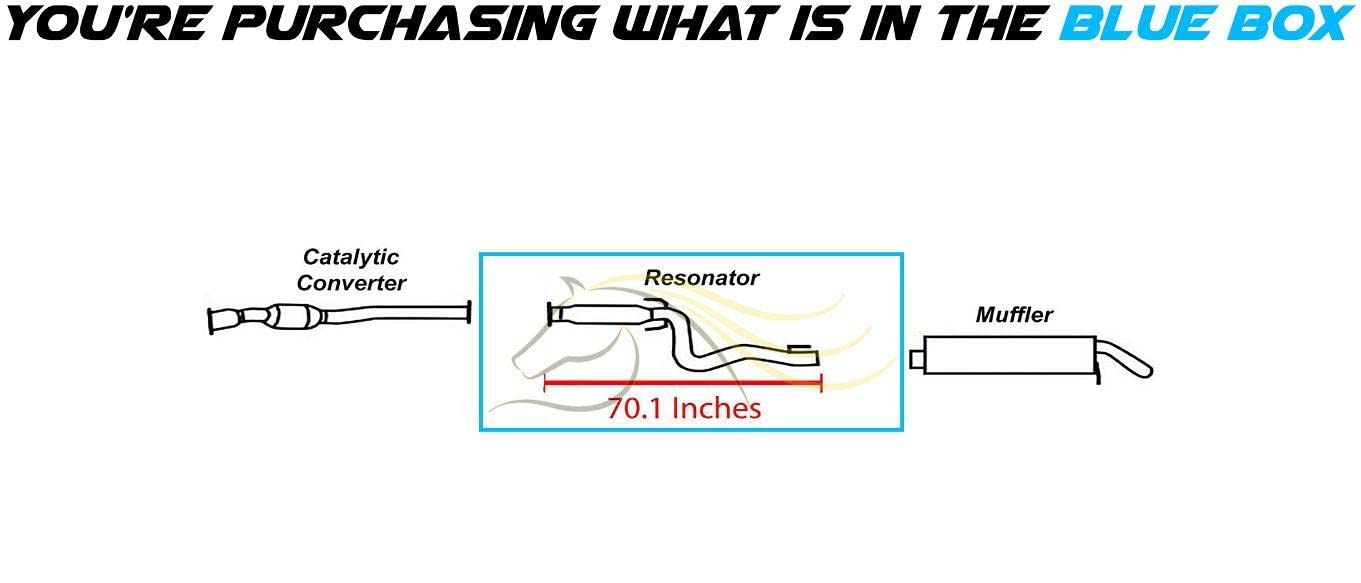 2003-2004 Saturn Ion 2.2L Exhaust Resonator Pipe