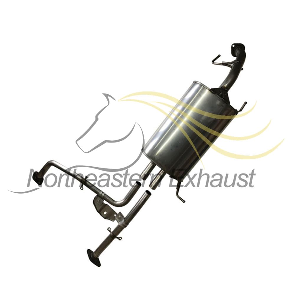 Exhaust Intermediate Pipes & Mufflers for 2001-2003 Infiniti QX4 3.5L and 2001-2004 Nissan Pathfinder 3.5L