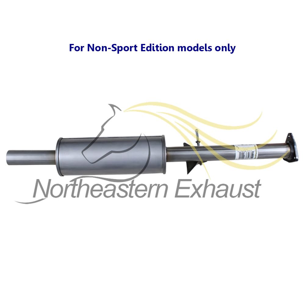 2013-2017 Honda Accord 2.4L Exhaust Resonator, Intermediate Pipe and Muffler