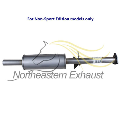 2013-2017 Honda Accord 2.4L Exhaust Resonator, Intermediate Pipe and Muffler