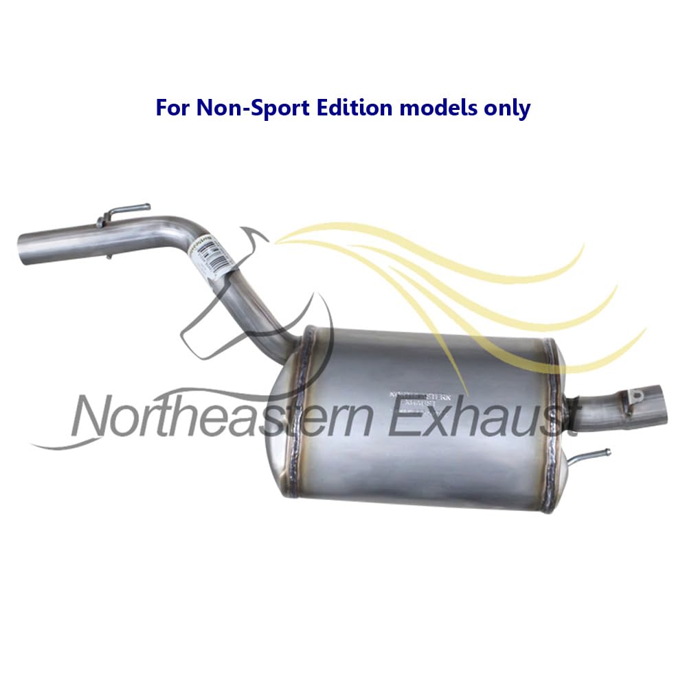 2013-2017 Honda Accord 2.4L Exhaust Resonator, Intermediate Pipe and Muffler