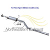 2013-2017 Honda Accord 2.4L Exhaust Resonator, Intermediate Pipe and Muffler