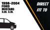 1998-2004 Ford Mustang 3.8L and 2004 Mustang 3.9L Exhaust Muffler