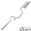 Resonator, Intermediate Pipe and Muffler Exhaust for 2005-2009 Buick Allure and LaCrosse 3.8L