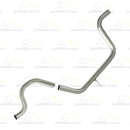 Resonator, Intermediate Pipe and Muffler Exhaust for 2005-2009 Buick Allure and LaCrosse 3.8L