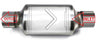 Colt Exhaust | Single Chamber Universal Fit Round Exhaust Mufflers (2.25" ID/OD 18"Long) | Pack of 2 | Automotive Replacement Part