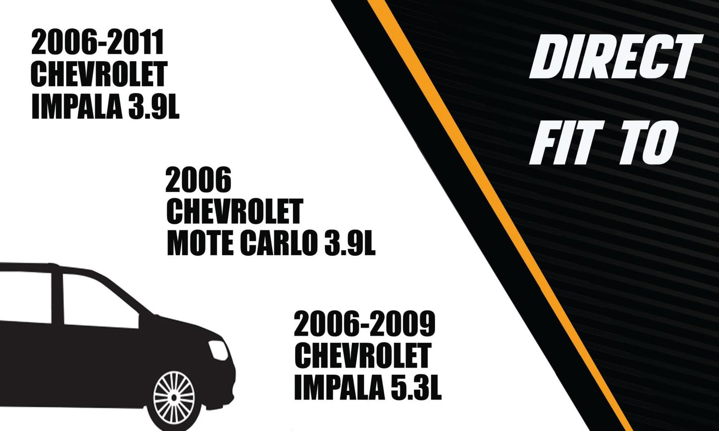2006-2009 Chevrolet Impala 5.3L, 2006-2011 Impala 3.9L, and 2006 Monte Carlo 3.9L Exhaust Resonator Pipe