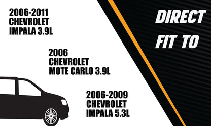 2006-2009 Chevrolet Impala 5.3L, 2006-2011 Impala 3.9L, and 2006 Monte Carlo 3.9L Exhaust Resonator Pipe