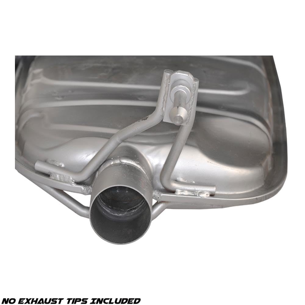 Northeastern Exhaust - Rear Muffler Compatible for 2007-2010 Audi Q7 V8 4.2L & 2008-2010 Audi Q7 V8 4.2L Turbo Diesel