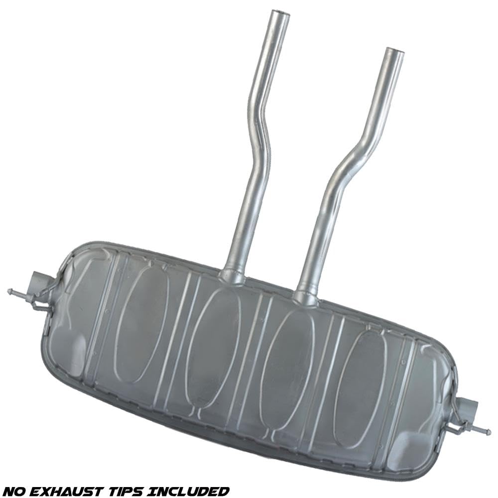 Northeastern Exhaust - Rear Muffler Compatible for 2007-2010 Audi Q7 V8 4.2L & 2008-2010 Audi Q7 V8 4.2L Turbo Diesel