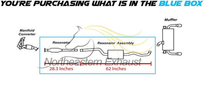 2013-2019 Ford Escape 2.0L/2.5L | 2013-2016 Ford Escape 1.6L Exhaust Resonator Pipe Assembly