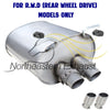 2003-2004 Infiniti G35 3.5L Exhaust Muffler for Sedan with RWD