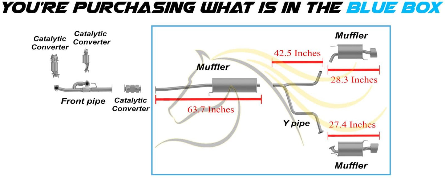 2004-2006 Acura MDX 3.5L Exhaust Mufflers