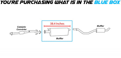 2002-2005 Trailblazer Envoy Ascender 4.2L 5.3L Exhaust Center Muffler