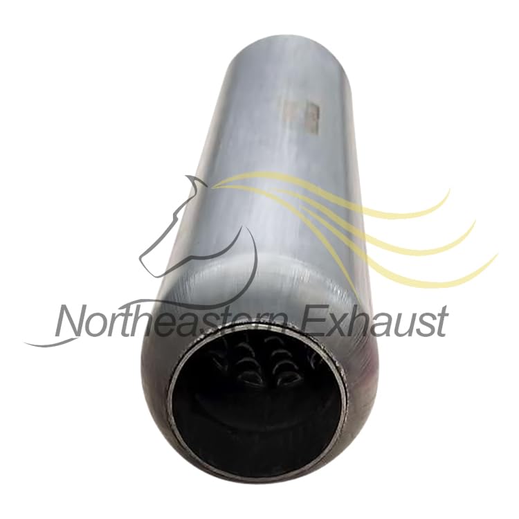 Colt Exhaust | Stainless Steel Universal Glass Pack Exhaust Resonator/Muffler 2.5" ID/OD x 18.5" Inch Long | Automotive Replacement Part
