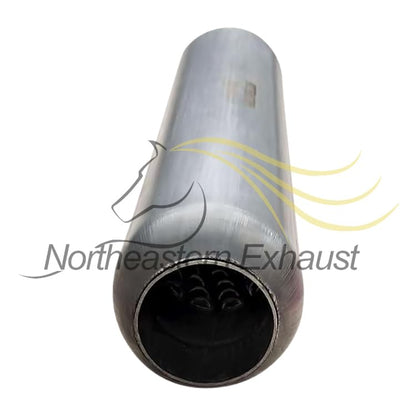 Colt Exhaust | Stainless Steel Universal Glass Pack Exhaust Resonator/Muffler 2.5" ID/OD x 18.5" Inch Long | Automotive Replacement Part