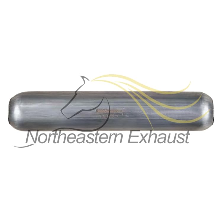 Colt Exhaust | Stainless Steel Universal Glass Pack Exhaust Resonator/Muffler 2.5" ID/OD x 18.5" Inch Long | Automotive Replacement Part